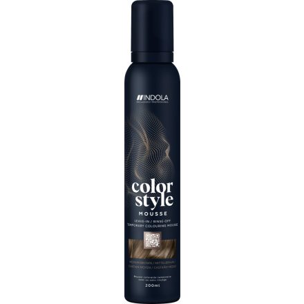 INDOLA Color Style Mousse Medium Brown 200 ml