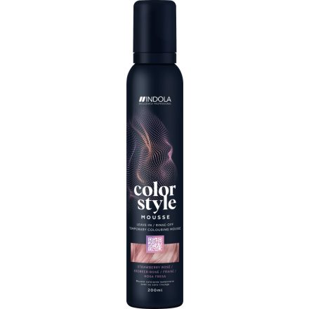 INDOLA Color Style Mousse Strawberry Rose 200 ml