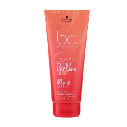 BC Bonacure Sun Protect Scalp, Hajsampon és Tusfürdő 200 ml