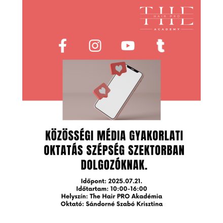 Social Média Képzés 2025. július 21.