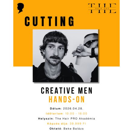 Creative Men- Haladó barbering képzés hands-on 2026.04.28.