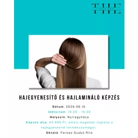   Clode Hajegyenesítő és hajlamináló képzés 2026.06.15. Nyíregyháza