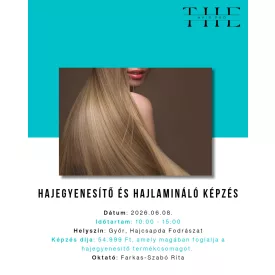   Clode Hajegyenesítő és hajlamináló képzés 2026.06.08. Győr