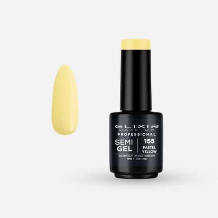 Elixir Semi Gel #155 Pastel Yellow 15 ml