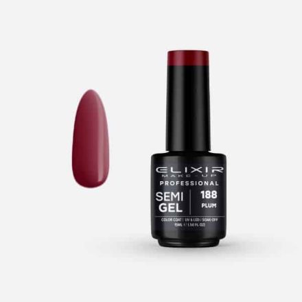 Elixir Semi Gel #188 Plum 15 ml