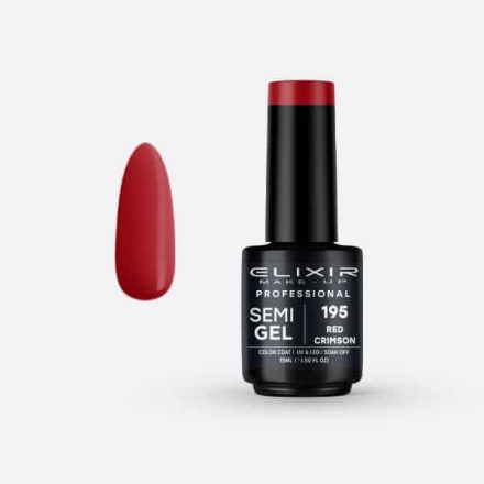 Elixir Semi Gel #195 Red Crimson 15 ml