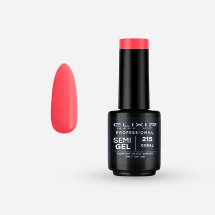 Elixir Semi Gel #215 Coral 15 ml