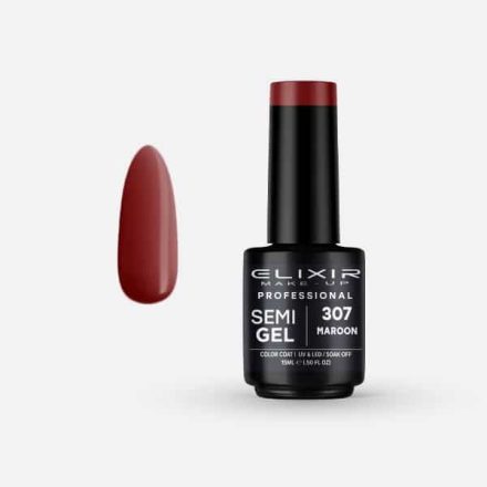 Elixir Semi Gel #307 Maroon 15 ml