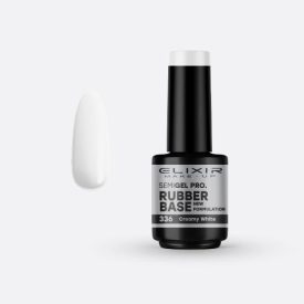 Elixir Semi Gel Rubber Base #336 Creamy White 15 ml
