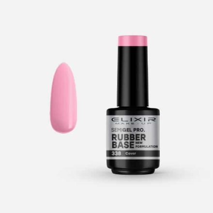 Elixir Semi Gel Rubber Base #338 Cover  15 ml