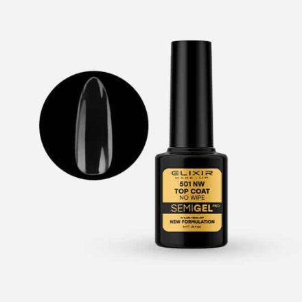 Elixir Semi Gel #501NW Top Coat (No Wipe) 5 ml