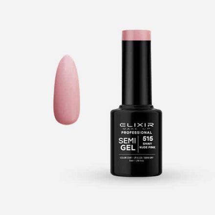 Elixir Semi Gel #515 SHINY NUDE PINK 5 ml