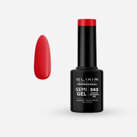 Elixir Semi Gel #543 Boston University Red 5 ml