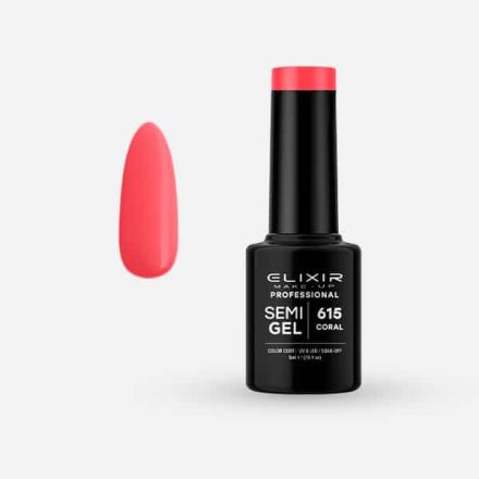 Elixir Semi Gel #615 Coral 5 ml