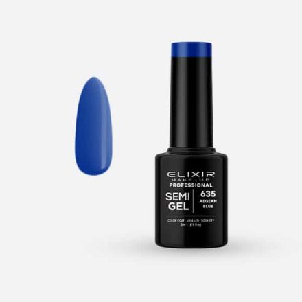 Elixir Semi Gel #635 Aegean Blue 5 ml