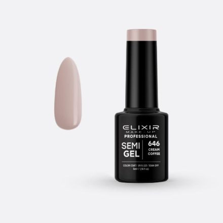 Elixir Semi Gel #646 Cream Coffee 5 ml