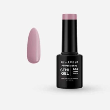 Elixir Semi Gel #647 Opera Mauve 5 ml