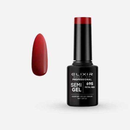 Elixir Semi Gel #695 Metal Red 5 ml