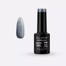 Elixir Semi Gel #698 Silver Charm Glitter 5 ml 
