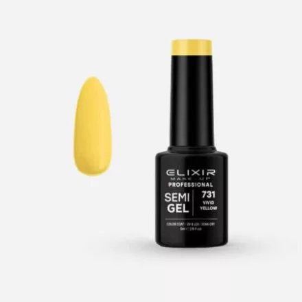 Elixir Semi Gel #731 Vivid Yellow 5 ml