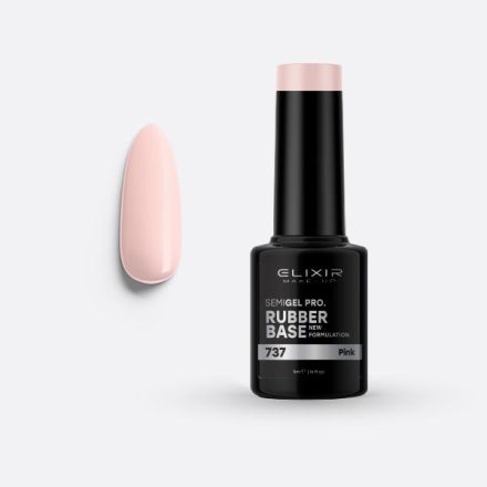 Elixir Semi Gel Rubber Base #737 Pink  5 ml