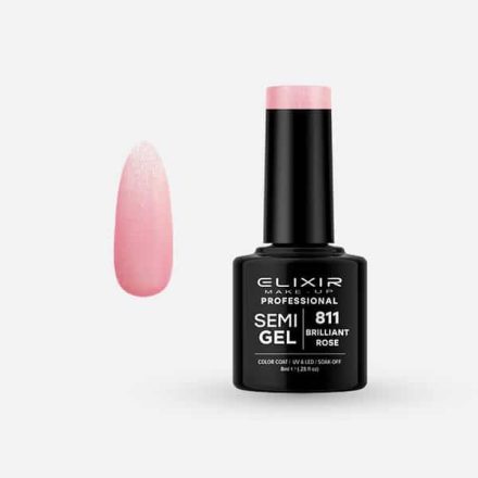 Elixir Semi Gel #811 Brilliant Rose 8 ml