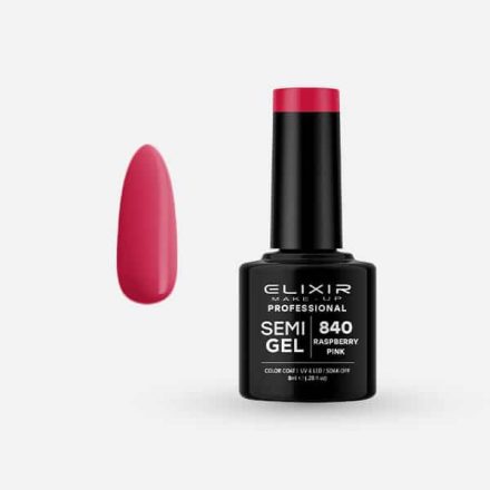 Elixir Semi Gel #840 Raspberry Pink 8 ml