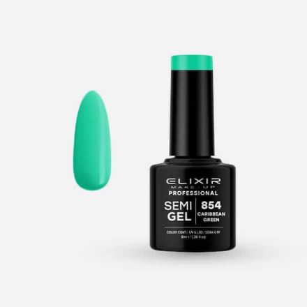 Elixir Semi Gel #854 Caribbean green 8 ml