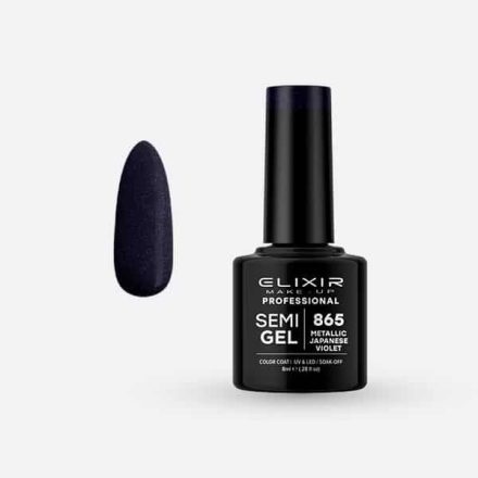 Elixir Semi Gel #865 Metallic Japanese Violet 8 ml