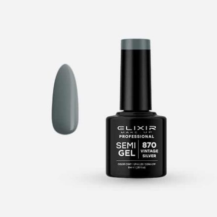 Elixir Semi Gel #870 Vintage Silver 8 ml