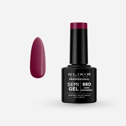 Elixir Semi Gel #880 Dark Raspberry 8 ml