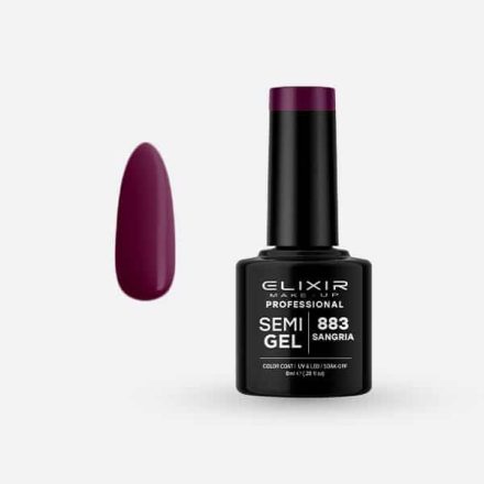 Elixir Semi Gel #883 Sangria 8 ml