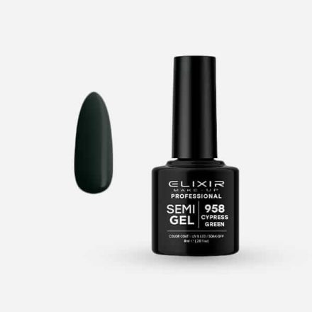 Elixir Semi Gel #958 Cypress Green 8 ml