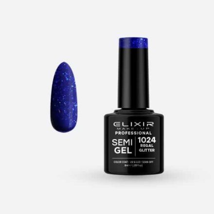 Elixir Semi Gel #1024 Regal Glitter 8 ml