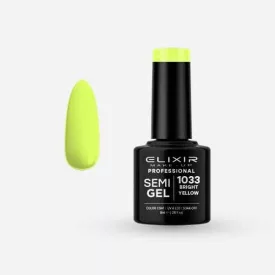 Elixir Semi Gel #1033 Bright Yellow  8 ml