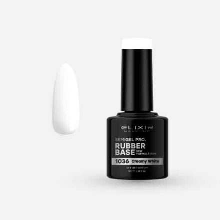 Elixir Semi Gel Rubber Base #1036 Milky White 8 ml