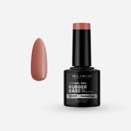 Elixir Semi Gel Rubber Base #1039 Camouflage  8 ml