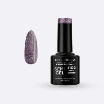 Elixir Semi Gel #1102 Pearl Glitter 8 ml