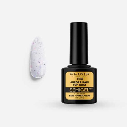 Elixir Semi Gel #1126 Aurora Rain Top Coat 8 ml