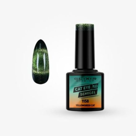 Elixir Semi Gel #1158 YELLOWGREEN CAT 8 ml