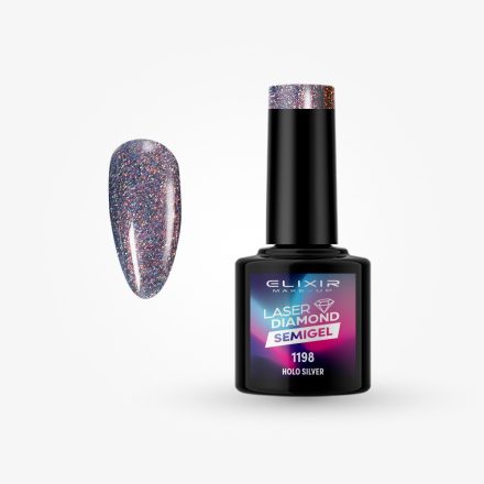 Elixir Semigel #1198 Holo Silver 8 ml