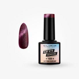 Elixir Semi Gel #1426 Glittered eggplant 8 ml