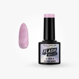 Elixir Semi Gel #1455 Glittered salmon 8 ml