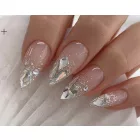 Nailbayo DOI Nudi Glitter Gel Glitteres Szirupzselé Silver 10 ml