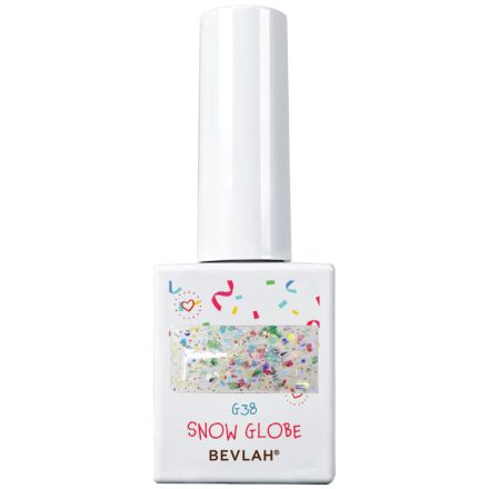 Bevlah Snow Globe Színes csillámos