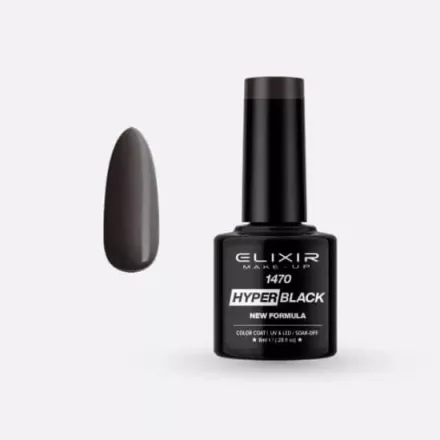Elixir Semi Gel #1470 Hyper Black 8 ml