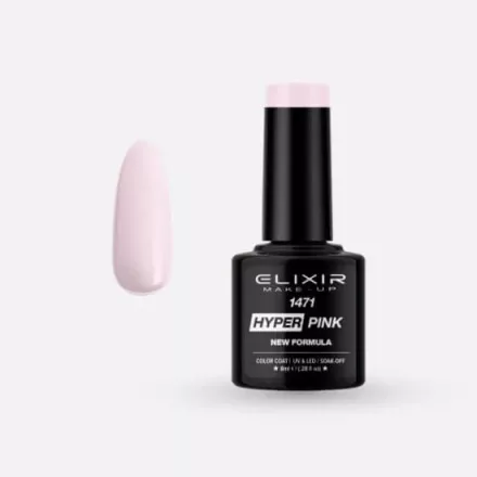 Elixir Semi Gel #1471 Hyper Pink 8 ml