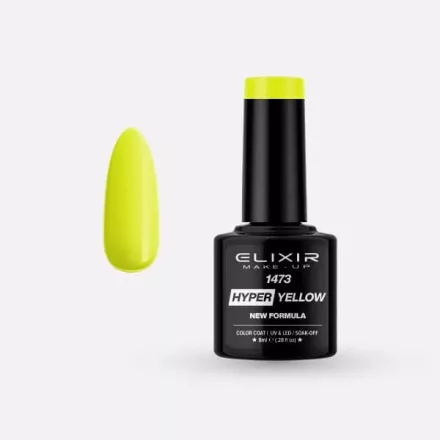 Elixir Semi Gel #1473 Hyper Yellow 8 ml