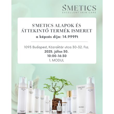 S'METICS alapok és áttekintő termék ismeret 07.30.