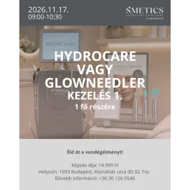   S'METICS Ismerd meg az S'METICS kozmetikai kezelőgépeit! Foglalj időpontot HYDROcare vagy GLOWneedler kezelésre és éld át a vendégélményt! 11.17. 9.00-10.30